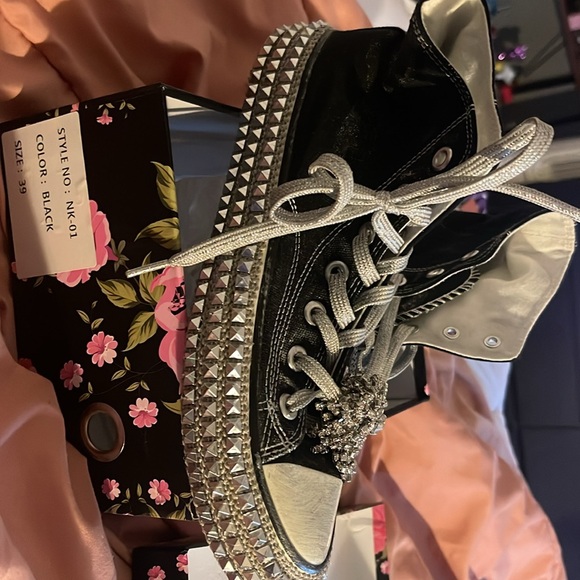 Studded Nan KU sneakers black - Picture 2 of 5